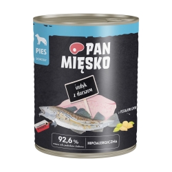 Pan Mięsko Indyk z dorszem 400g